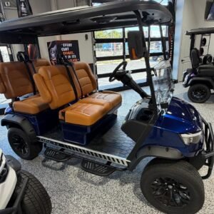 DACH APOLLO GEN2 LITHIUM GOLF CART (4) FACING FORWARD (BLUE – COLOR)