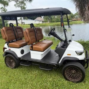 DACH APOLLO GEN2 LITHIUM GOLF CART (4) FACING FORWARD (WHITE)